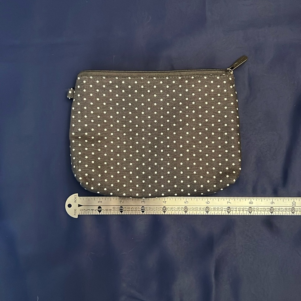 Thirty-one bag - gray and white polka dot